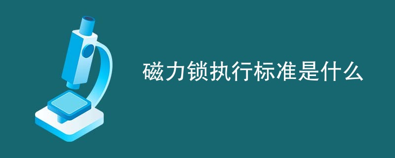 磁力锁执行标准是什么